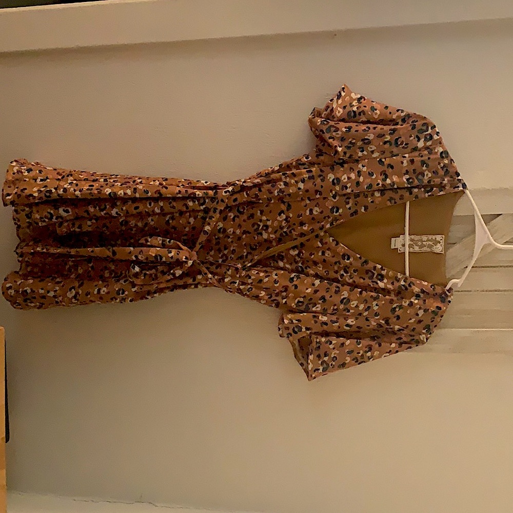 Cheetah Print Dress. Size L.  SADIE & SAGE